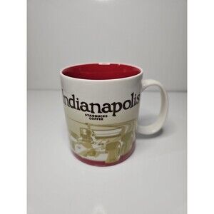 Starbucks City Icon Collectors Series INDIANAPOLIS Indiana 16 oz Coffee Mug 2009